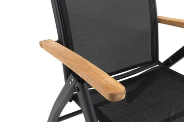 Las Vegas Positionsstol - Svart/natur - Products - Utemöbler & utemiljö - Utestol & trädgårdsstol - Positionsstol