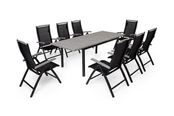 Monaco Positionsstol - Svart/grå - Products - Utemöbler & utemiljö - Utestol & trädgårdsstol - Positionsstol