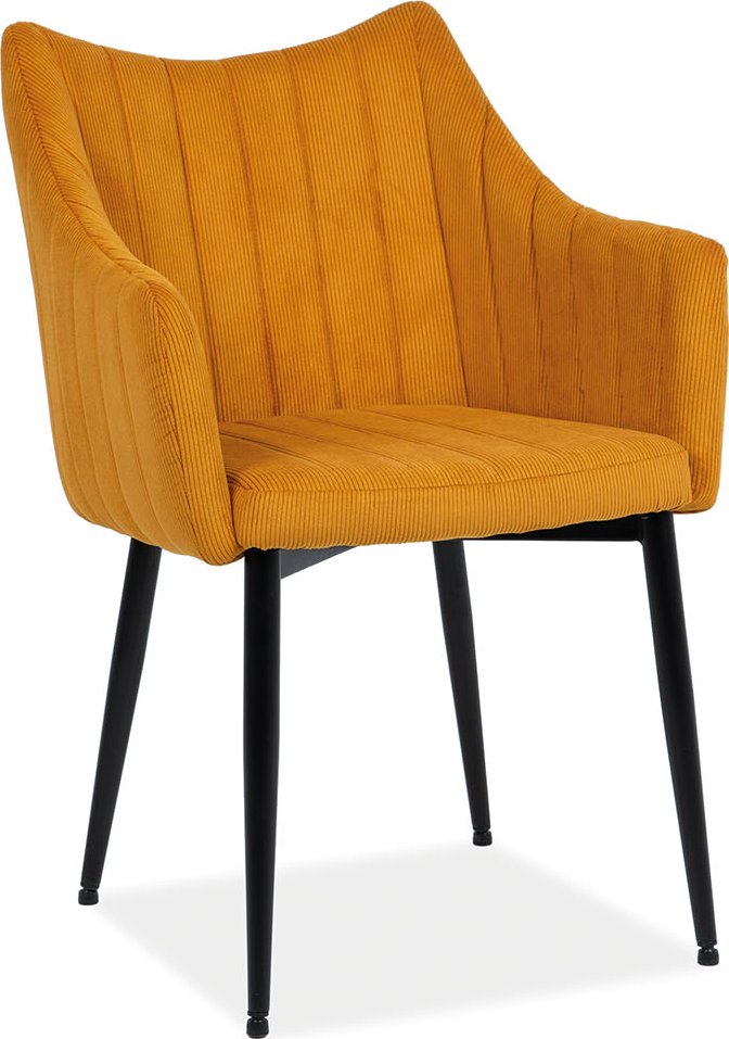 Monto ruokapöydän tuoli - Oranssi vakosametti Monto ruokapöydän tuoli - Oranssi vakosametti