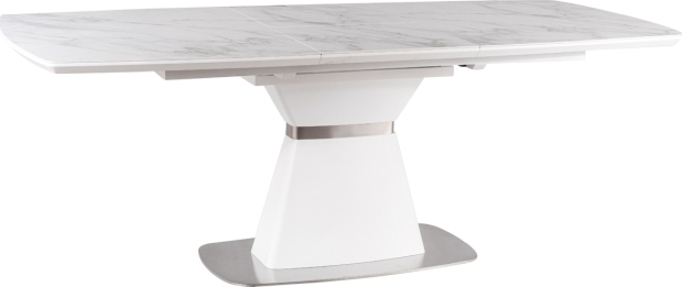 Saturn ruokap�yt� 160-210 cm - Valkoinen