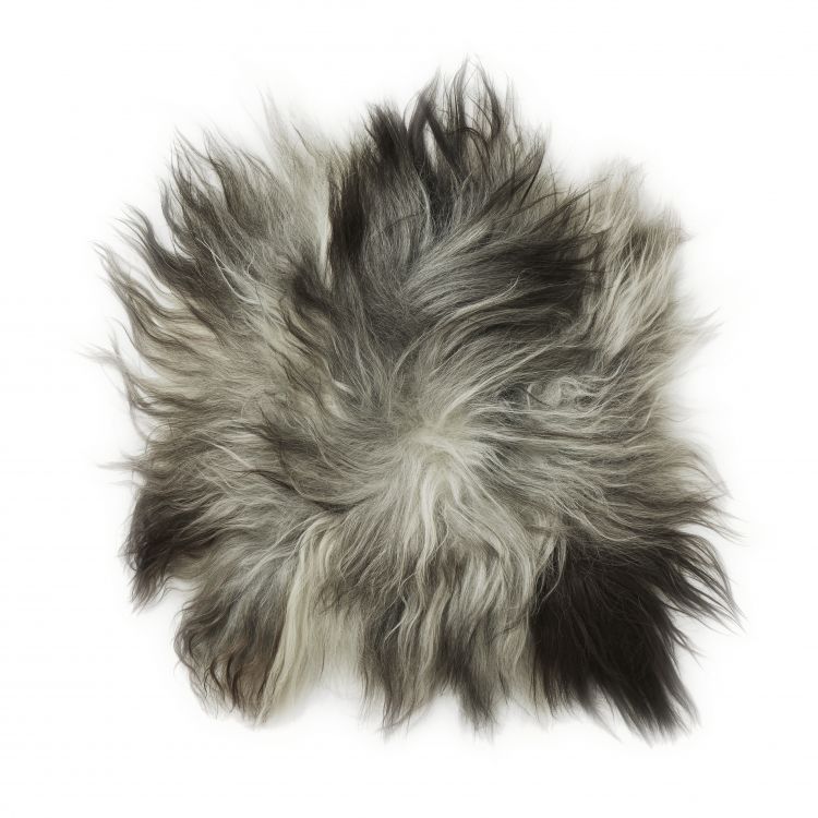 Molly istuintyyny lampaannahka - Harmaa