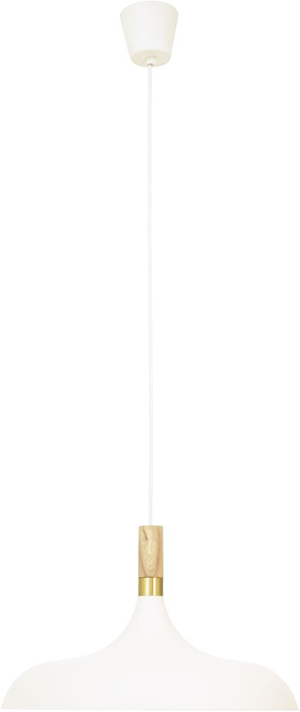 Sense kattovalaisin - Valkoinen/puu/messinki Sense kattovalaisin - Valkoinen/puu/messinki