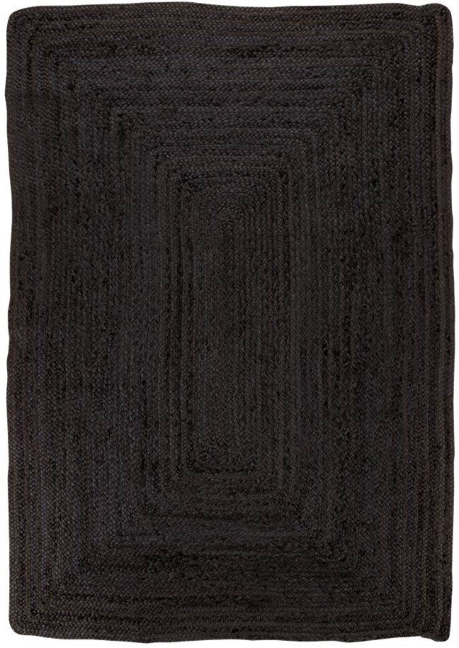 Bombay Matto - Tummanharmaa juutti - 240x180