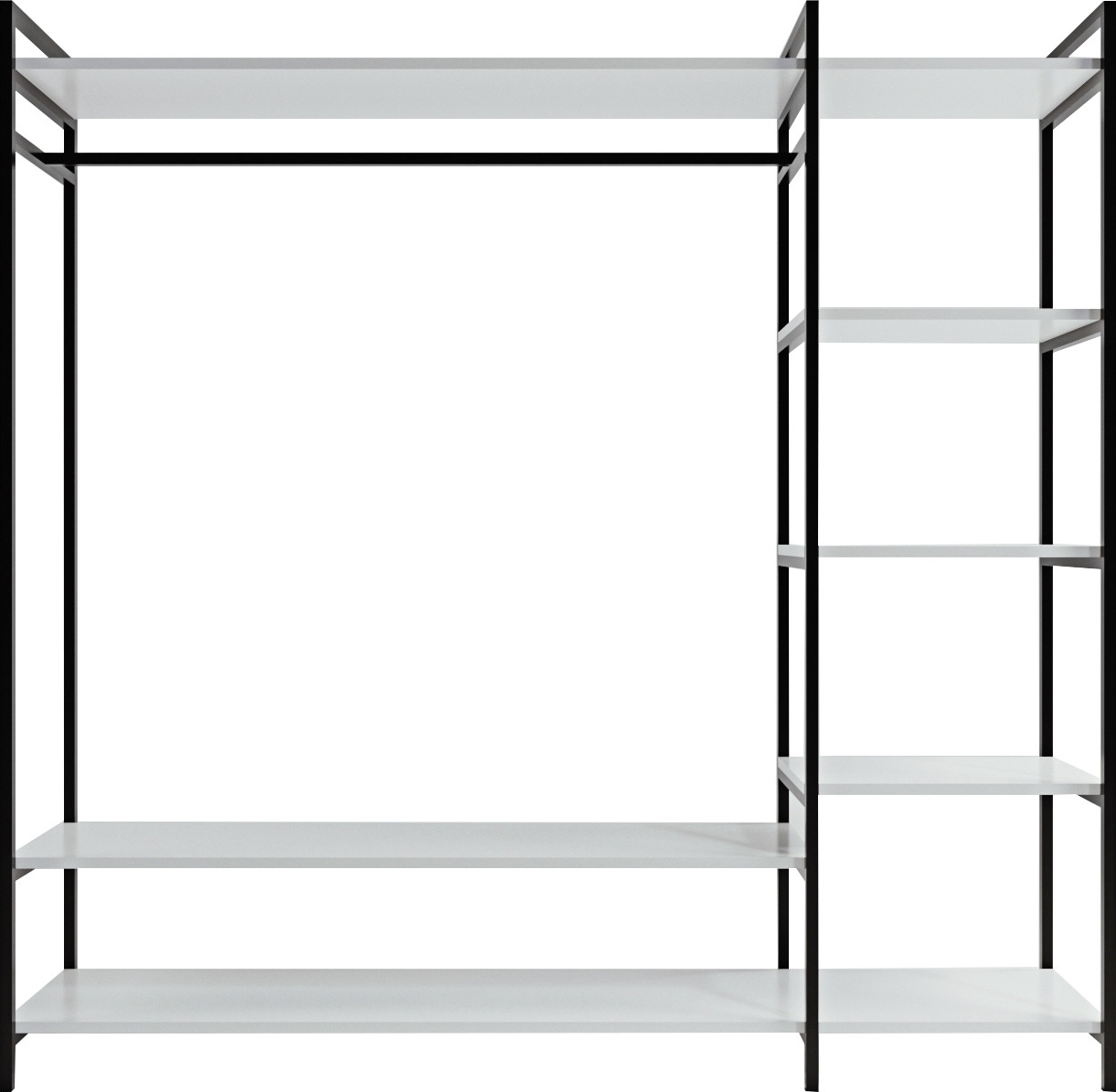 Pamir-vaatekaappi - valkoinen Pamir-vaatekaappi - valkoinen