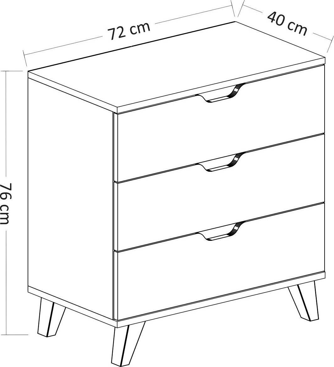 Levante lipasto - Valkoinen