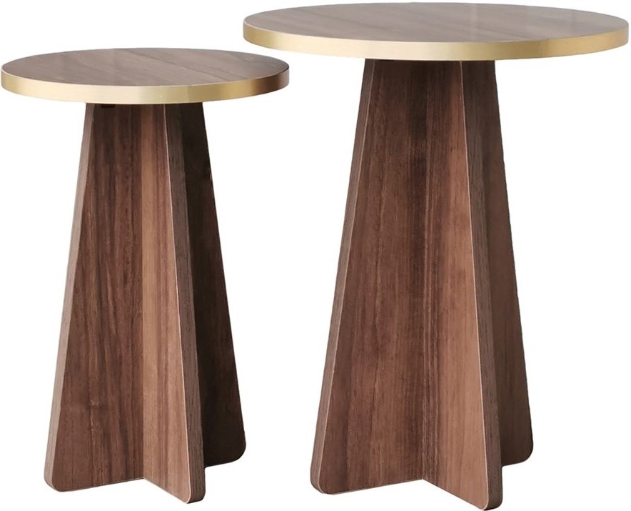 Sienisivup�yt�setti �30/40 cm - Kulta/p�hkin�