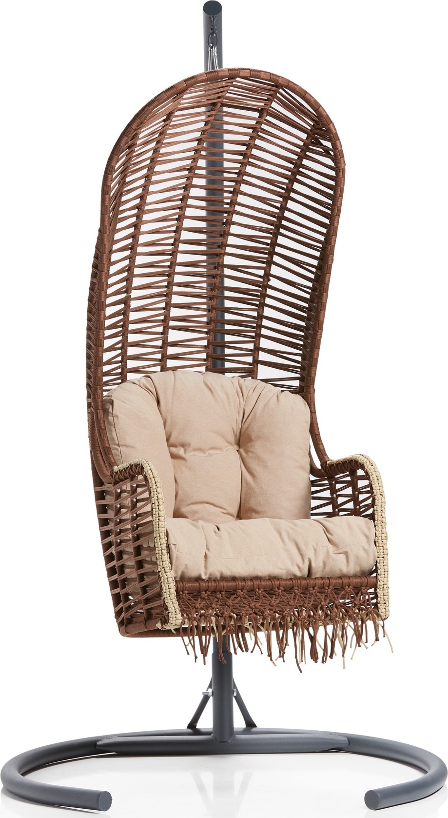 Flamingo riipputuoli - ruskea/antrasiitti