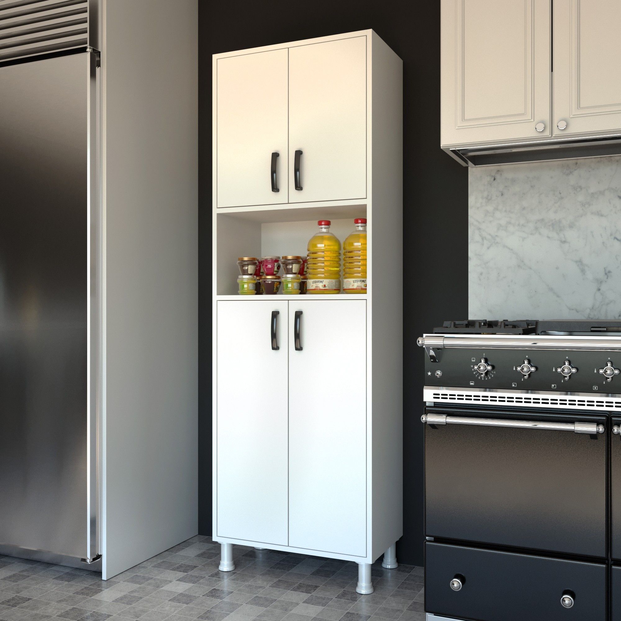 Morton-kaappi - valkoinen