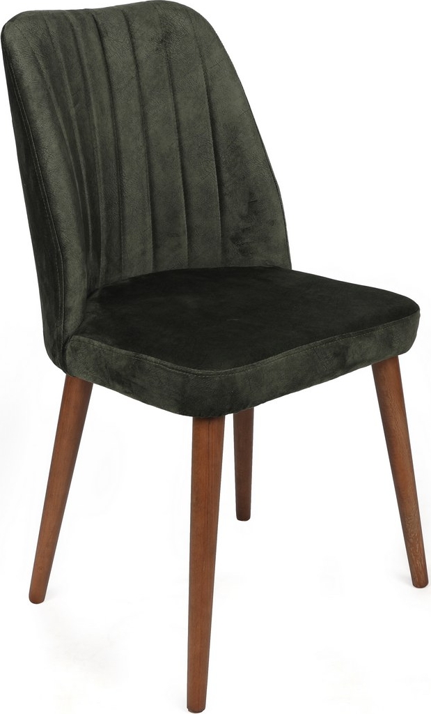 Alfred ruokapöydän tuolisarja - Khaki/pähkinä Alfred ruokapöydän tuolisarja - Khaki/pähkinä