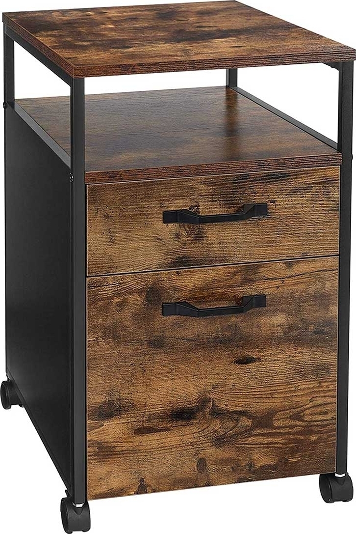 Belmont arkistokaappi - ruskea/musta Belmont arkistokaappi - ruskea/musta