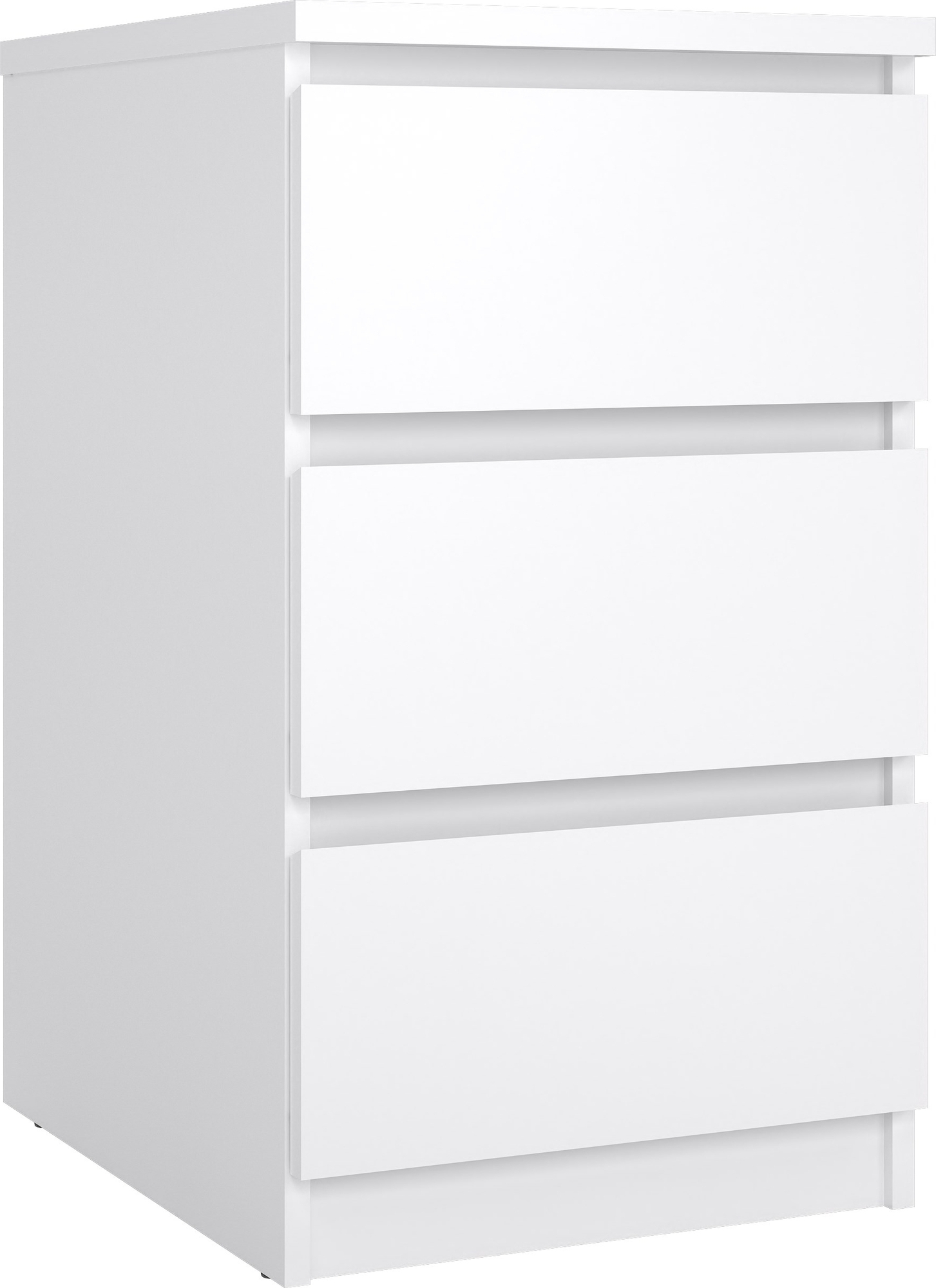 Kapea lipasto, jossa 3 laatikkoa, korkeus 70 cm ja leveys 40,5 cm Kapea lipasto, jossa 3 laatikkoa, korkeus 70 cm ja leveys 40,5 cm