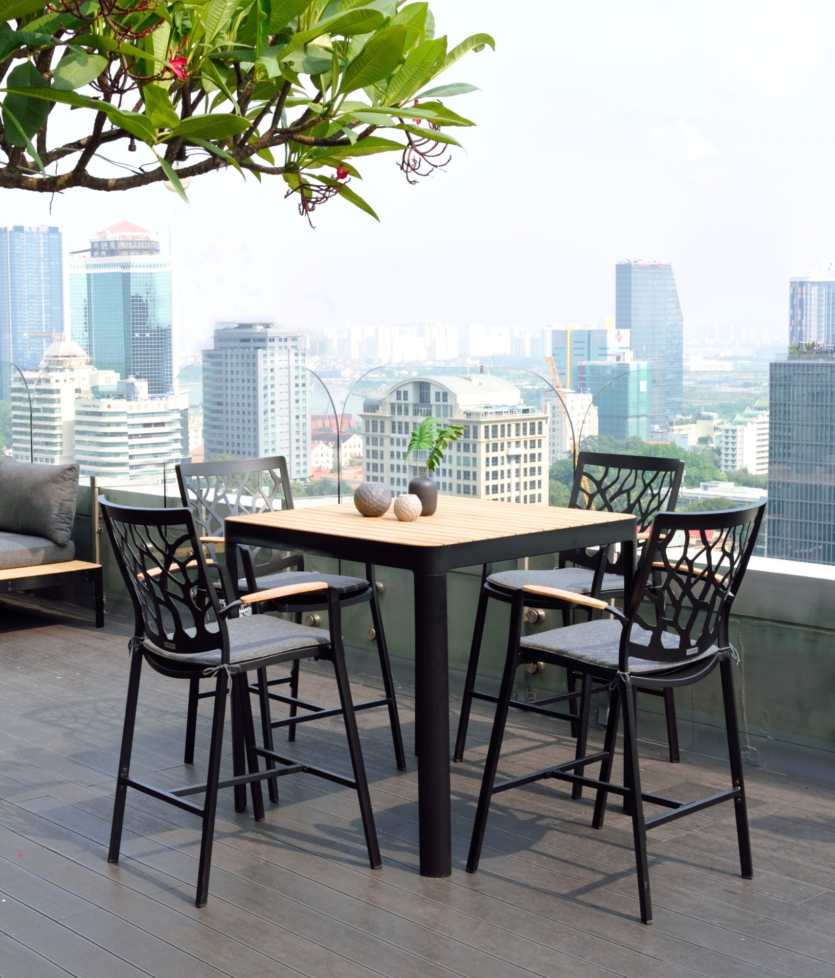 Portals lounge ryhm� 5 - Musta/tiikki