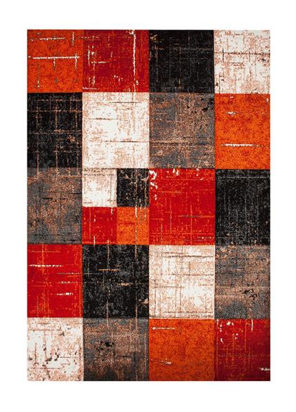 Konekudottu matto Aversa - Punainen