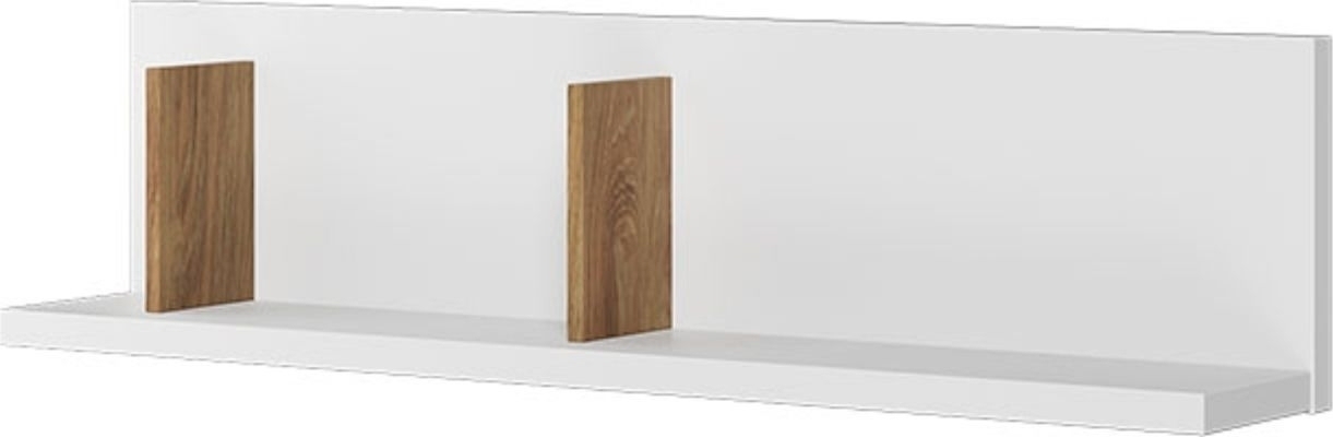 Simi sein�hylly - Valkoinen/hikkori