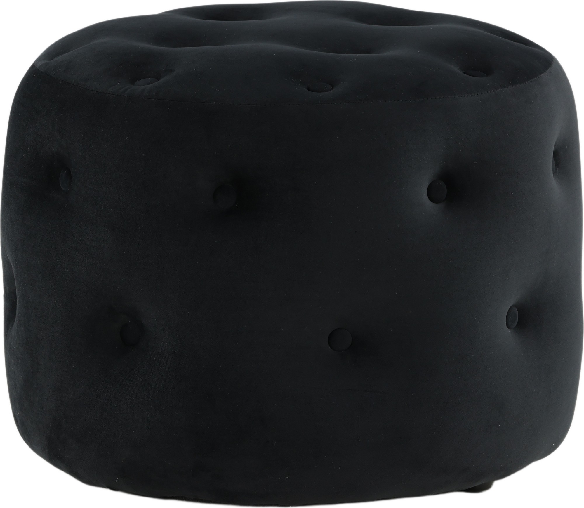 Respit-pouf - Musta sametti Respit-pouf - Musta sametti