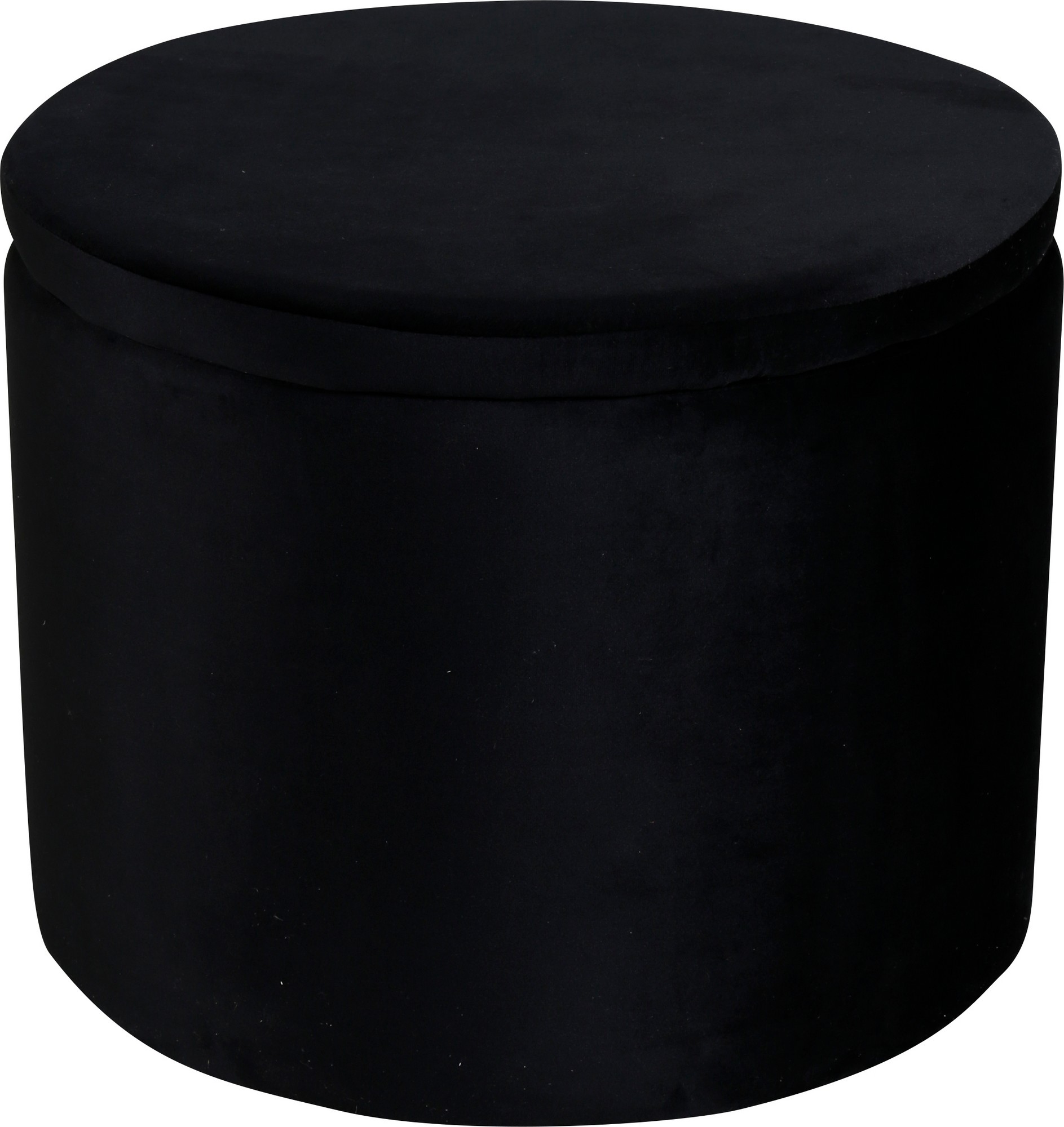 Jabar pouf - Musta sametti Jabar pouf - Musta sametti