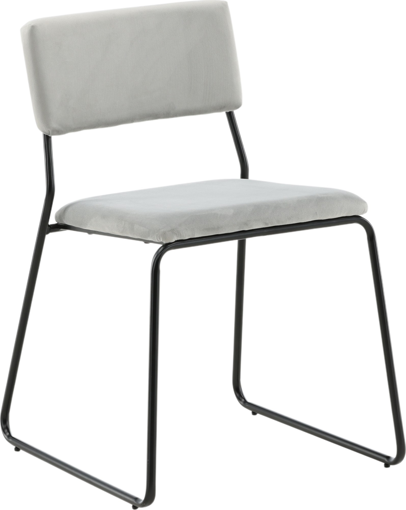 Frequency tuoli - Vaaleanharmaa sametti