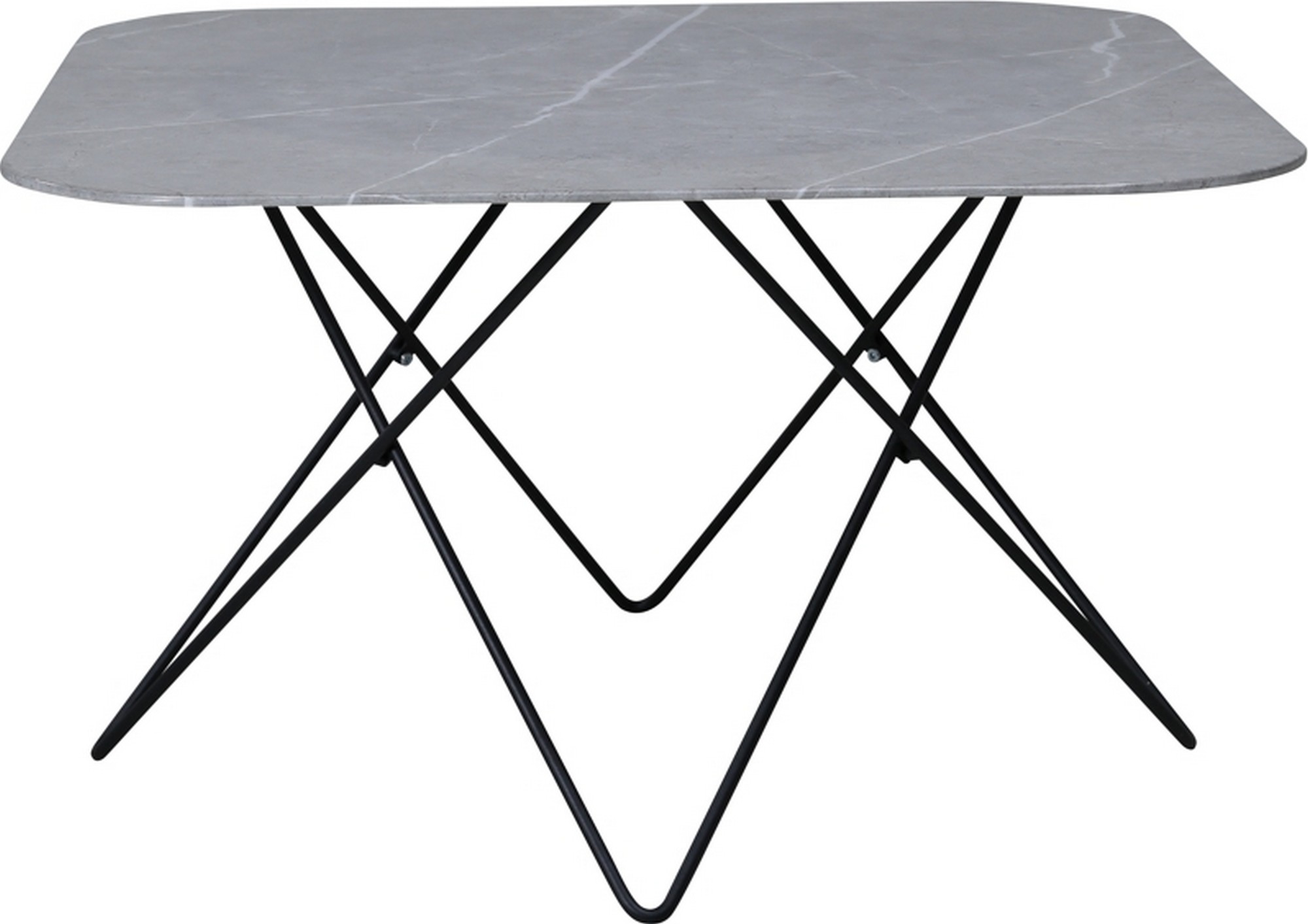 Michel-sohvapöytä 80 x 80 cm - harmaa Michel-sohvapöytä 80 x 80 cm - harmaa