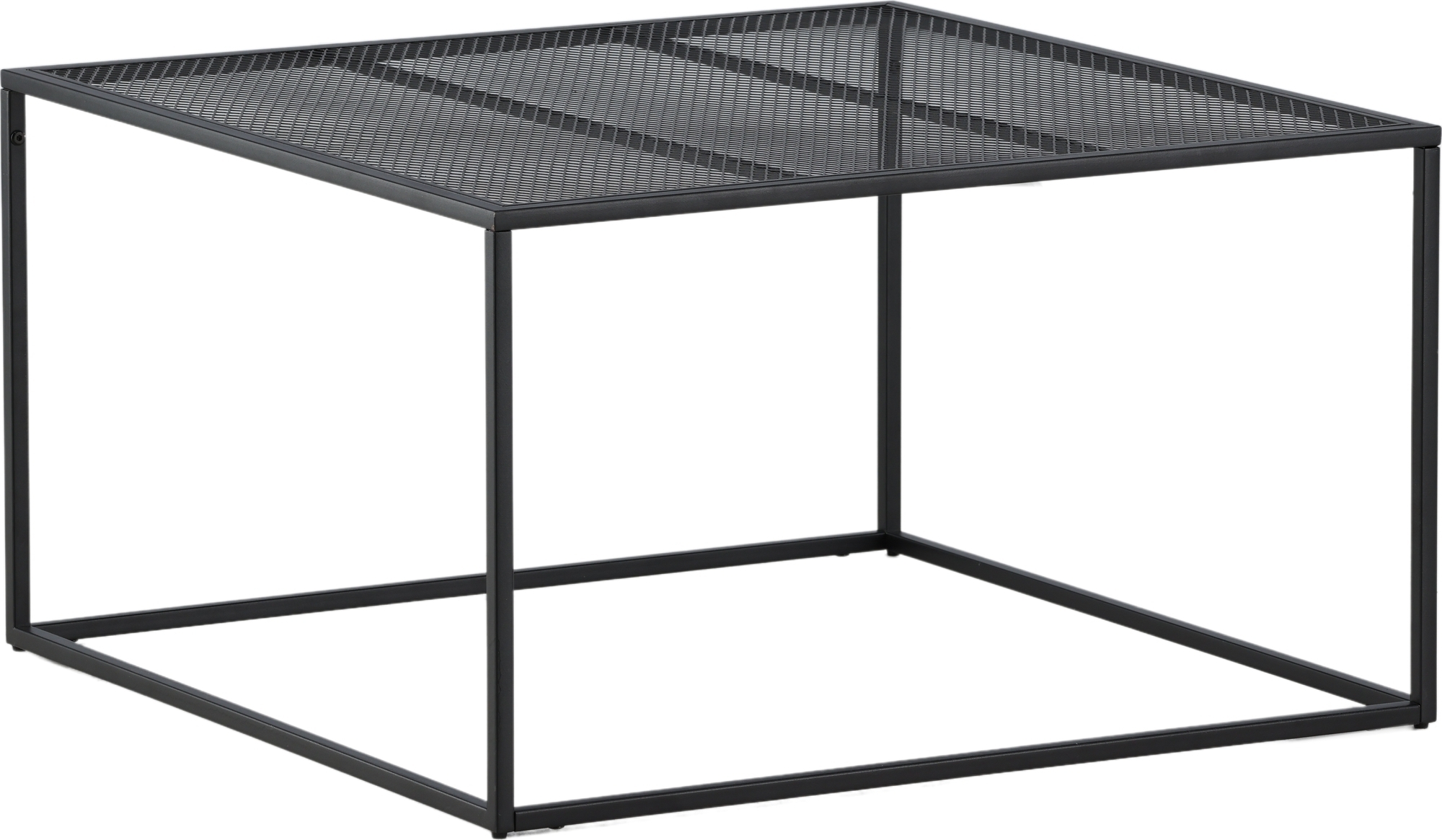 Netz sohvapöytä 80 x 80 cm - Musta Netz sohvapöytä 80 x 80 cm - Musta