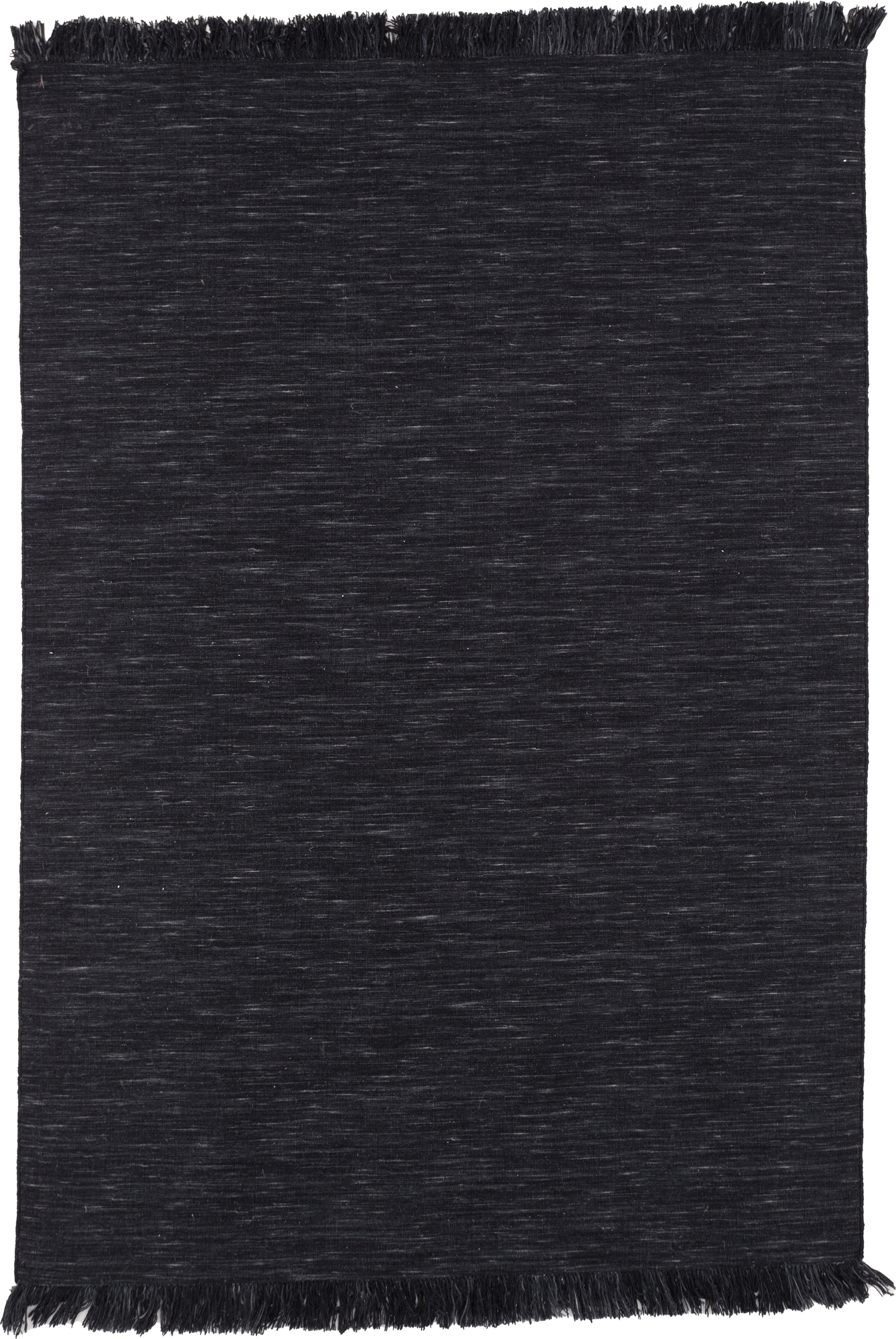 Elton flatwoven villamatto - musta Elton flatwoven villamatto - musta