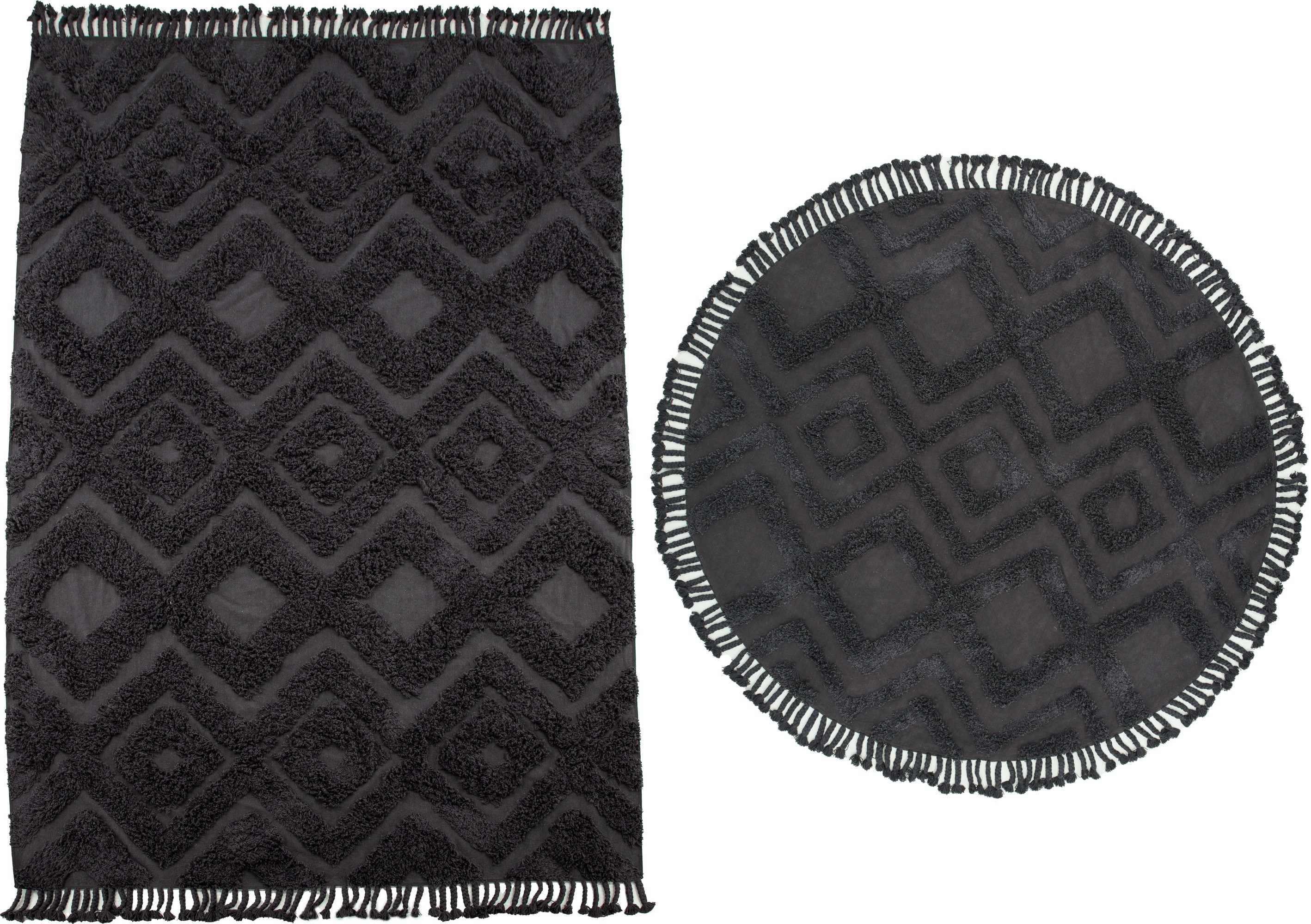 Kleva puuvillamatto - tummanharmaa Kleva puuvillamatto - tummanharmaa