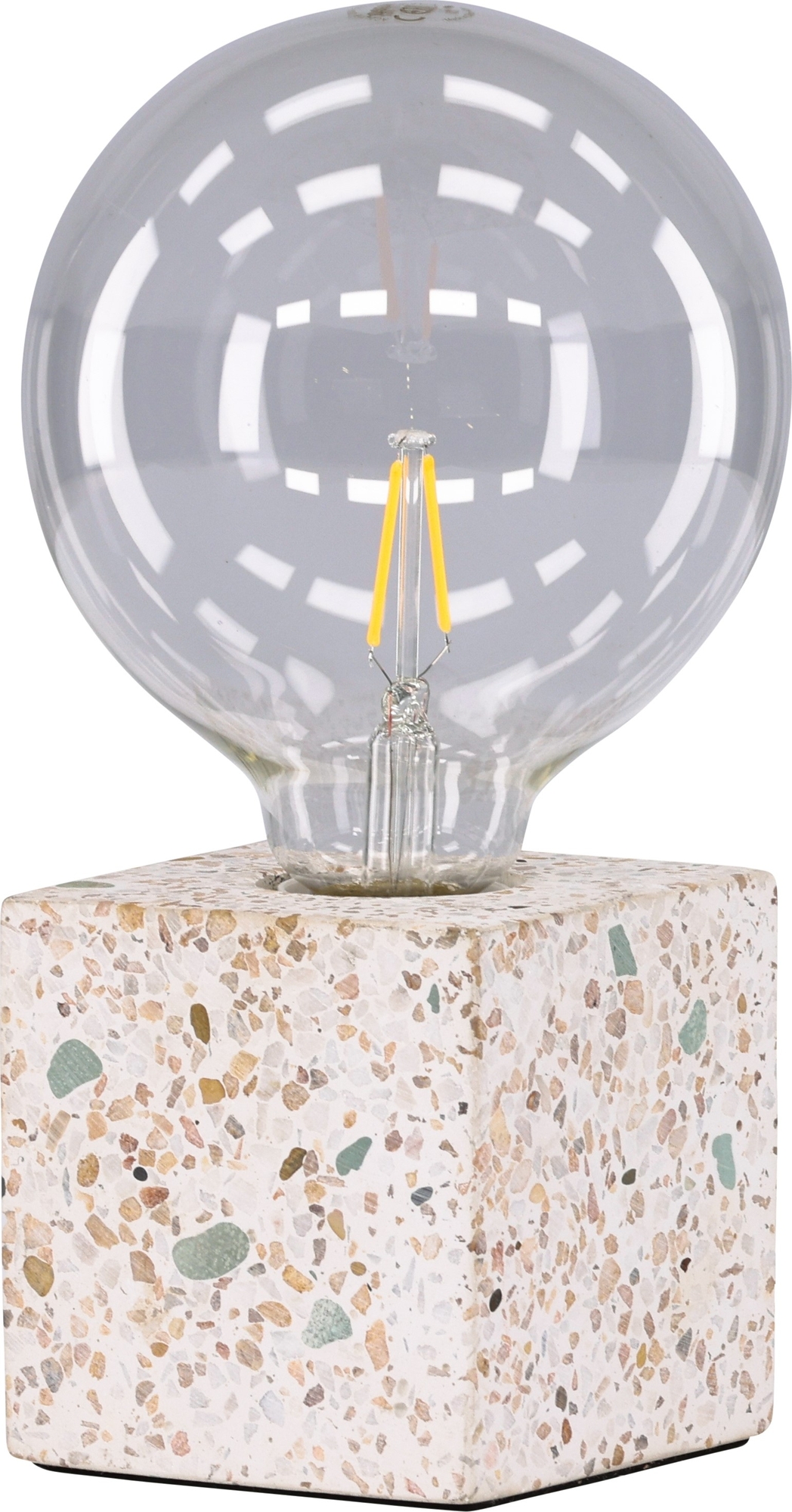 Rilche-pöytävalaisin - harmaa Rilche-pöytävalaisin - harmaa