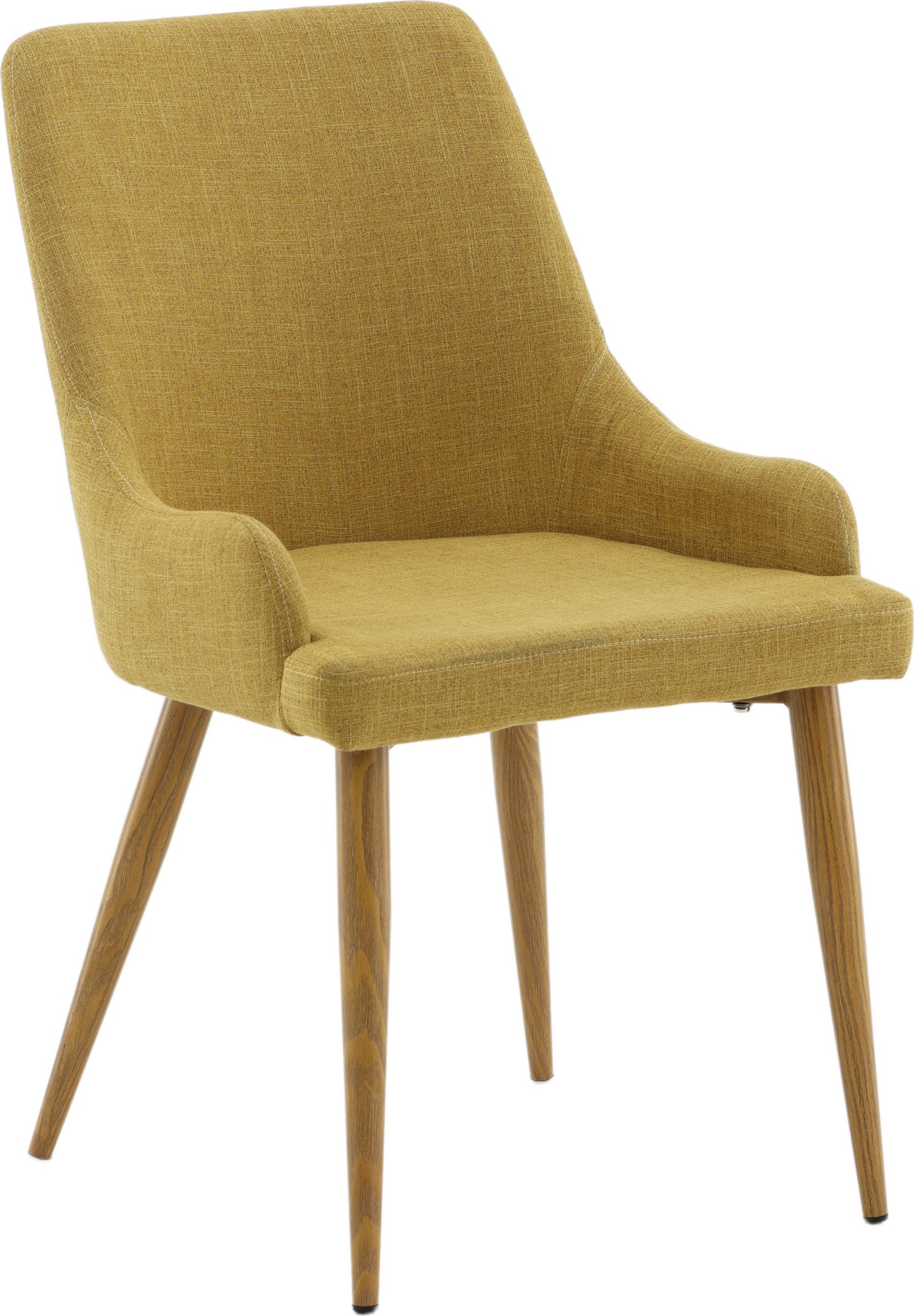 Paradis ruokatuoli - Sinapinkeltainen/tammi