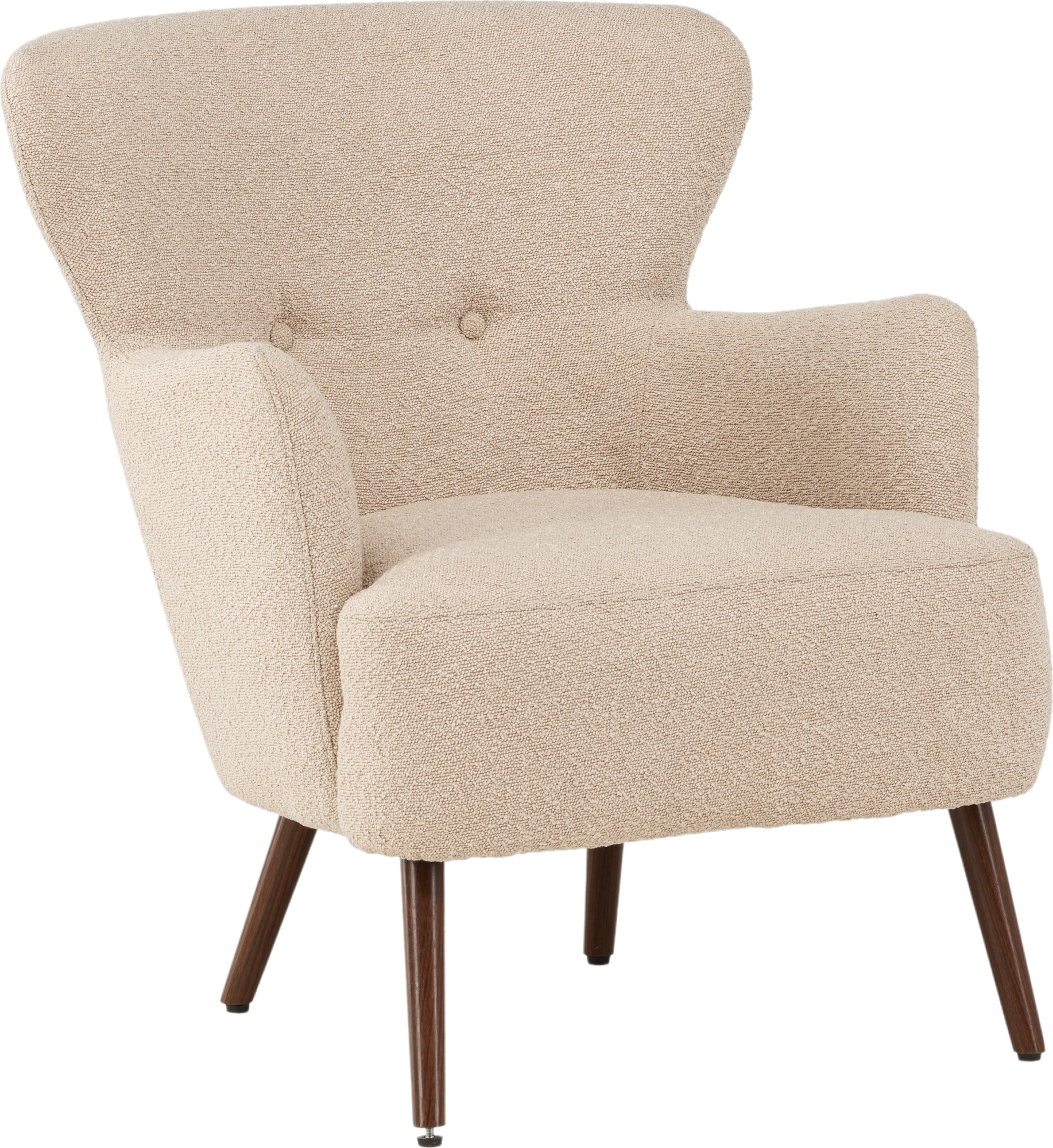 Lincoln-nojatuoli - beige boucl�