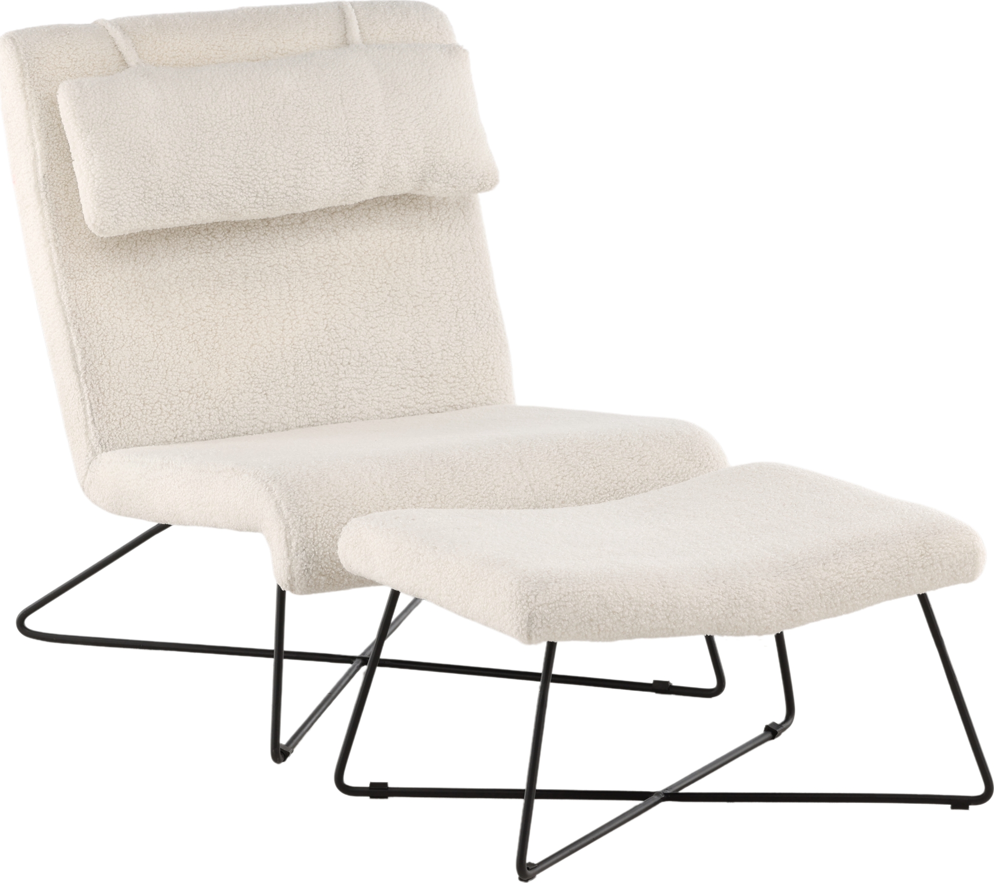 Laconia nojatuoli - valkoinen