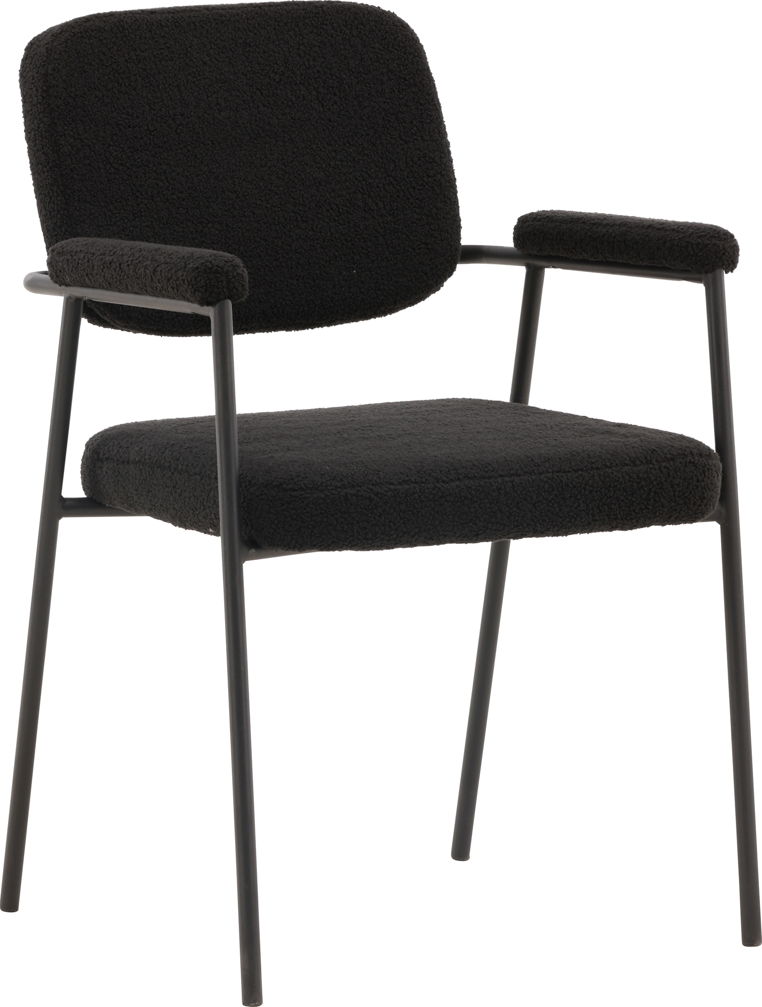 Eilen ruokatuoli - musta boucle Eilen ruokatuoli - musta boucle