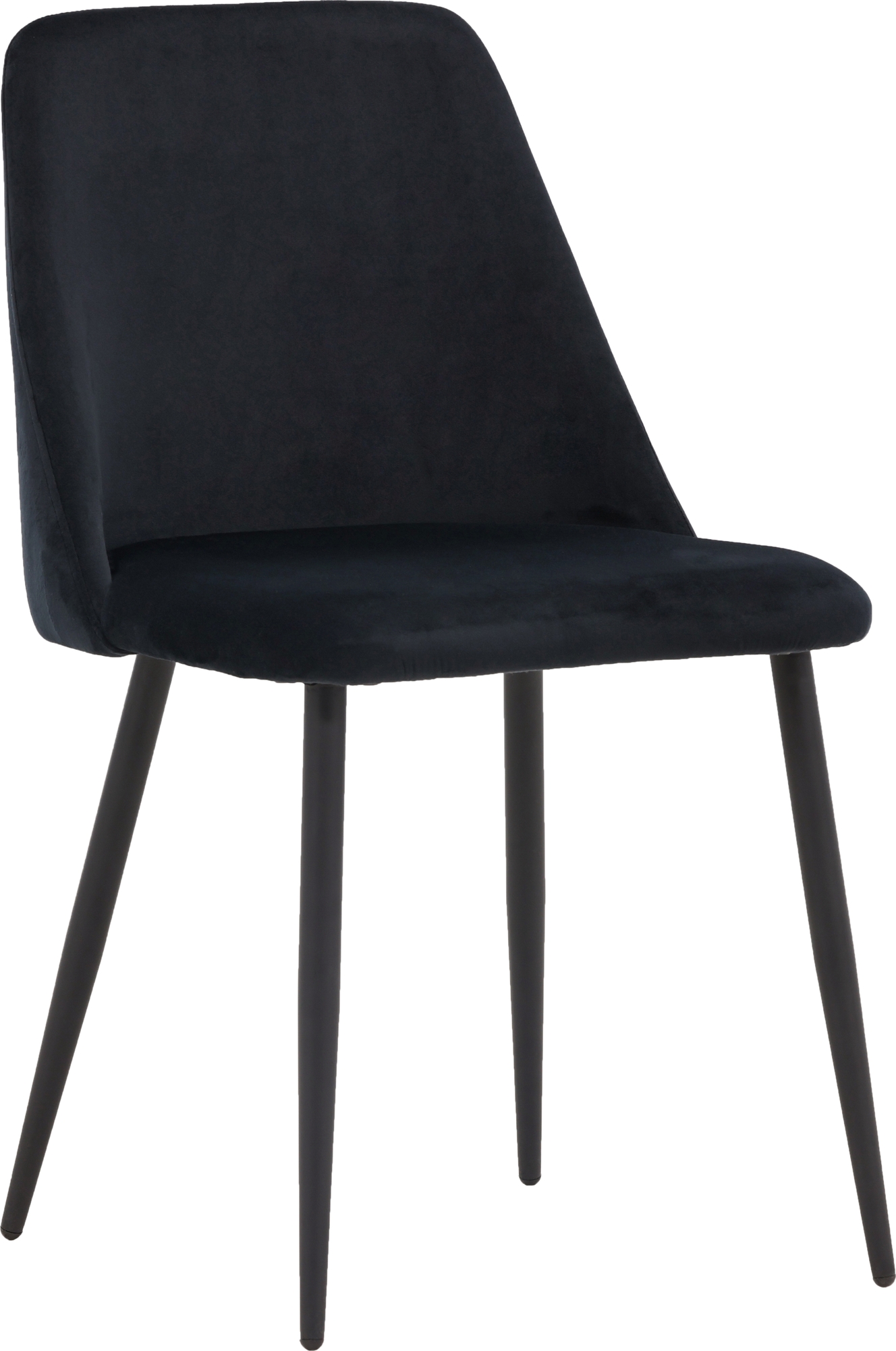 Yruokailutuoli - Musta sametti