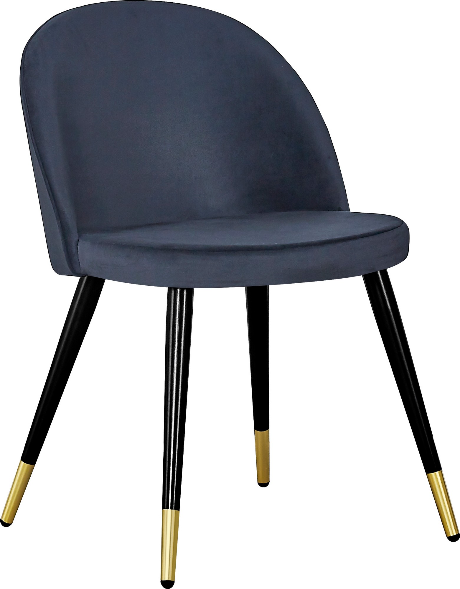 Alice ruokatuoli - musta/messinki