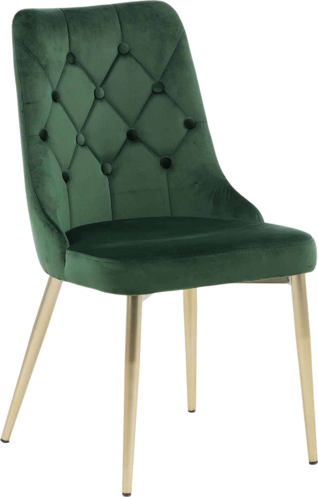 Alice Deluxe ruokapöydän tuoli - vihreä/messinki Alice Deluxe ruokapöydän tuoli - vihreä/messinki