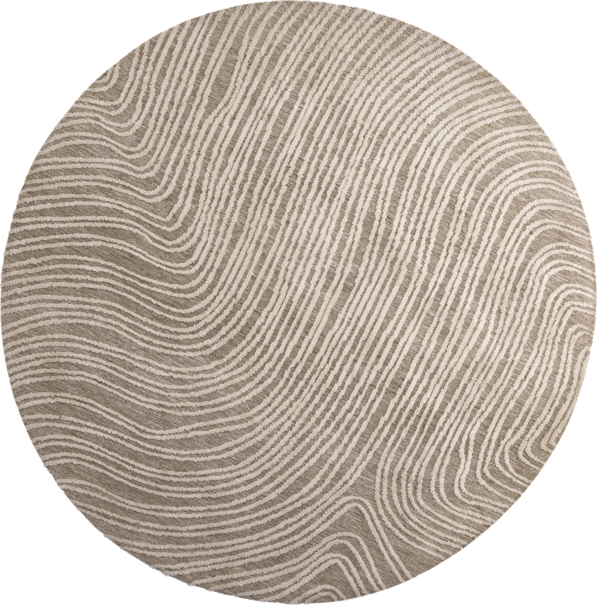 Keskikokoinen matto 200 cm - Beige/valkoinen