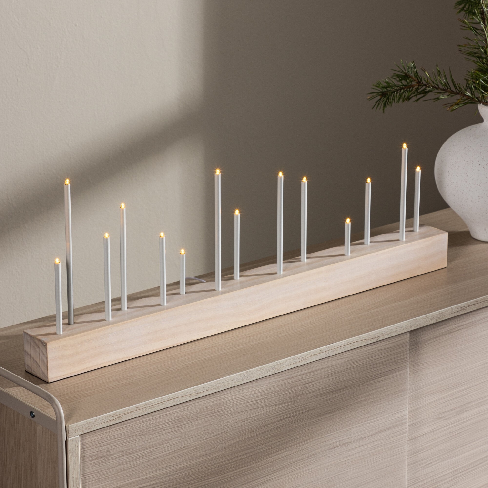 Kungsberget pöytävalaisin - Whitewash Kungsberget pöytävalaisin - Whitewash