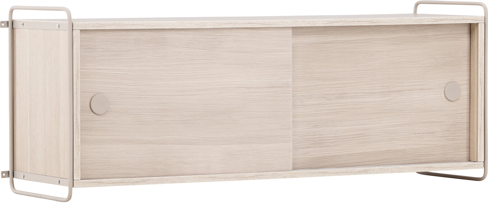 Paris-sein�kaappi 48 x 122 cm - Beige/Whitewash