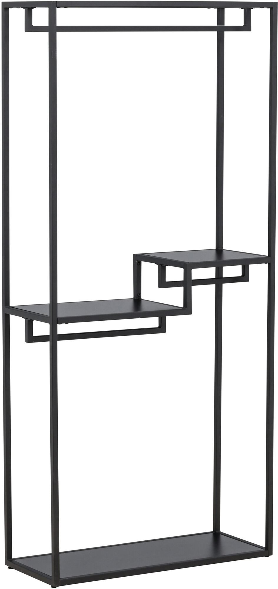 Terksinen vaateripustin - musta