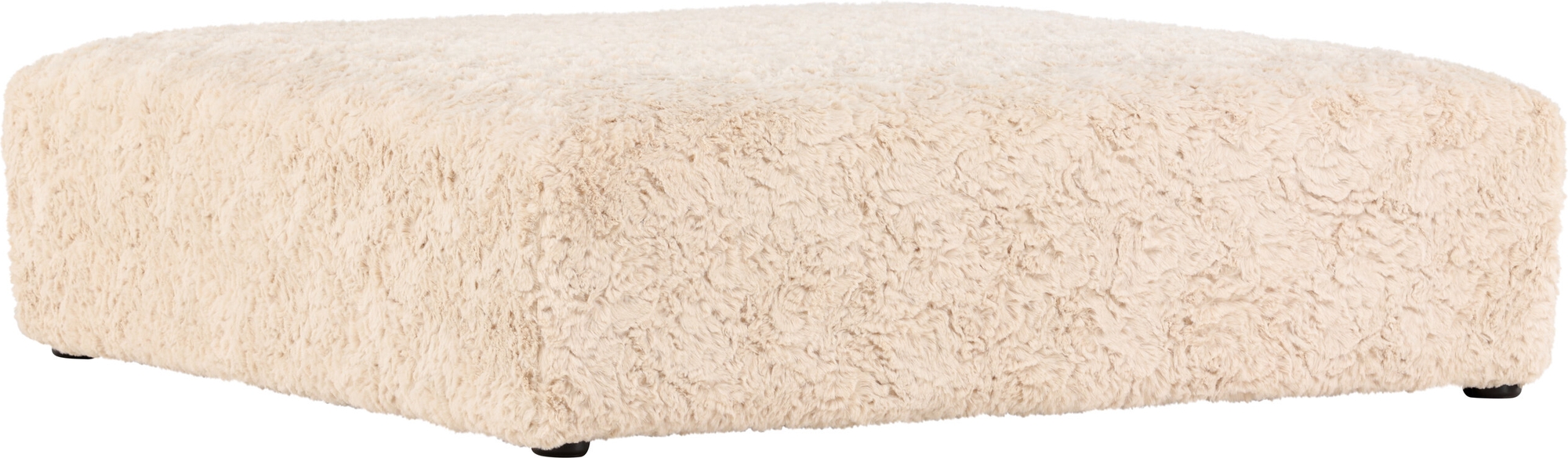 Frankie-pouf 100 x 100 cm - Beige nalle