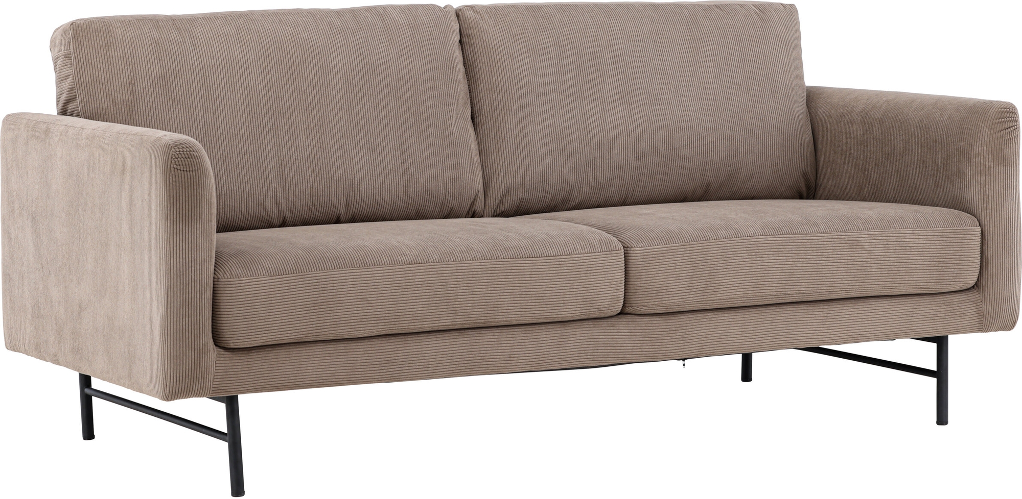 Sky 3-istuttava sohva - musta/ruskea Sky 3-istuttava sohva - musta/ruskea