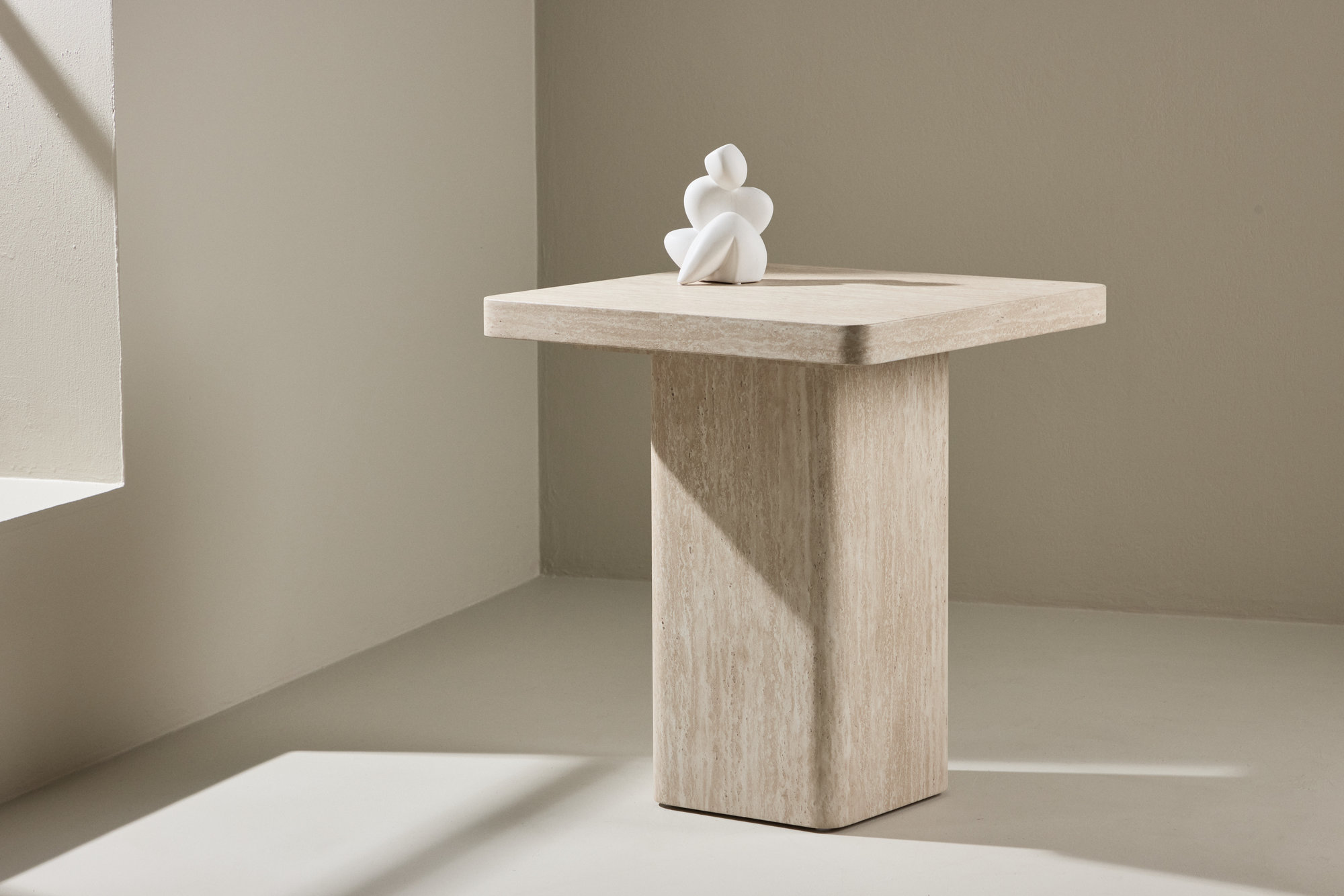 Qvart sohvapöytä 50x50 - beige Qvart sohvapöytä 50x50 - beige