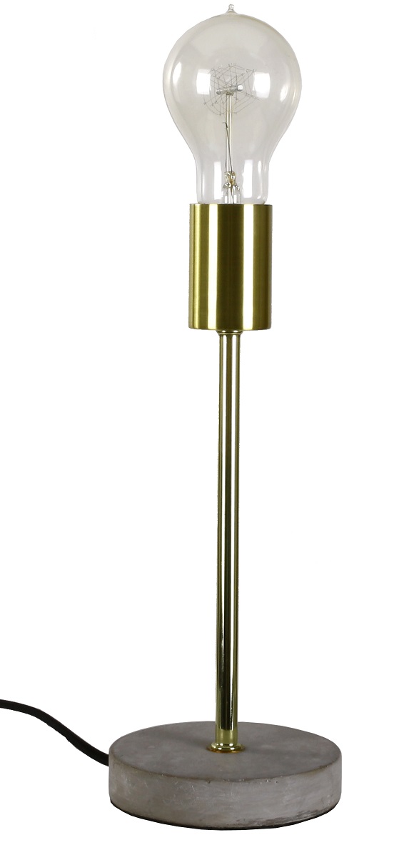 Bellö-pöytälamppu - Messinki/Sementti Bellö-pöytälamppu - Messinki/Sementti