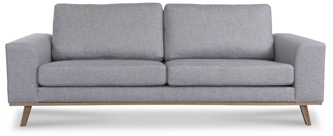 Kolmen istuttava Stockholm-sohva - Harmaa/Tammi Kolmen istuttava Stockholm-sohva - Harmaa/Tammi