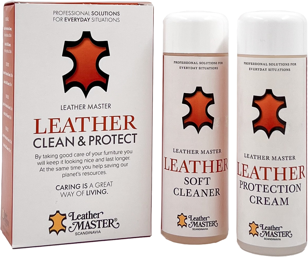 Leather Clean & Protect Mini puhdistusneste - 2 x 100 ml