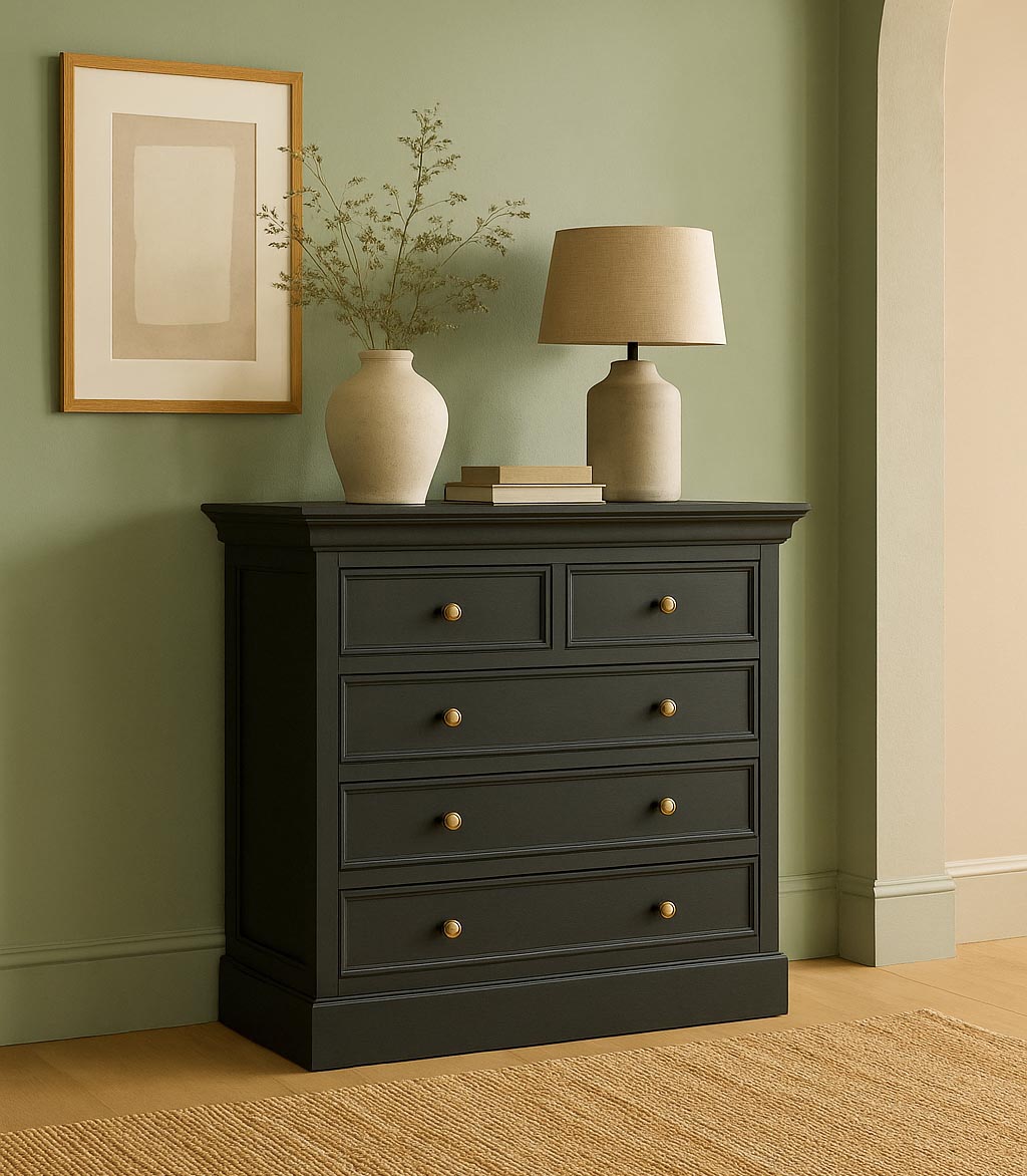 Holmby lipasto - Musta saarnivaneri + Huonekalujen jalat Holmby lipasto - Musta saarnivaneri + Huonekalujen jalat