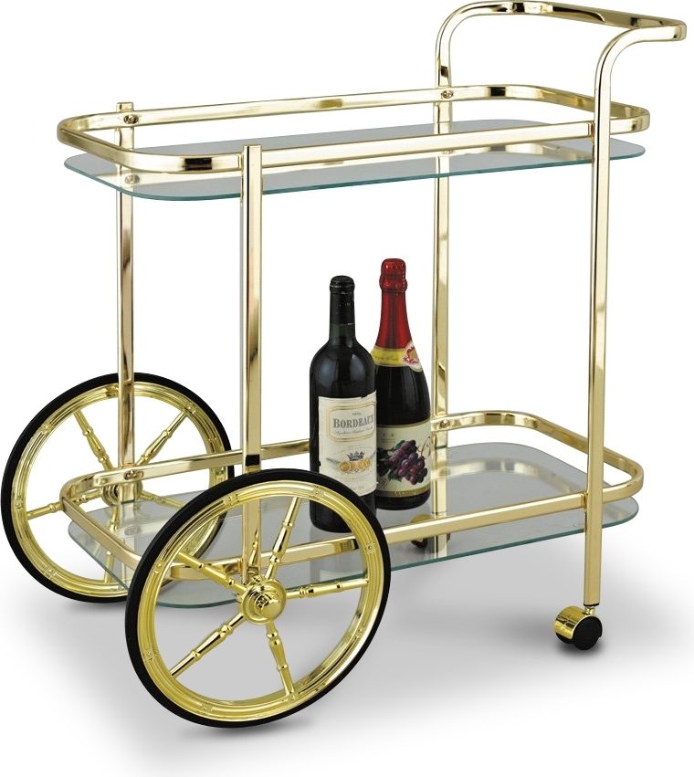 Rochester - Tarjoiluvaunu (messinki) + Huonekalujen jalat