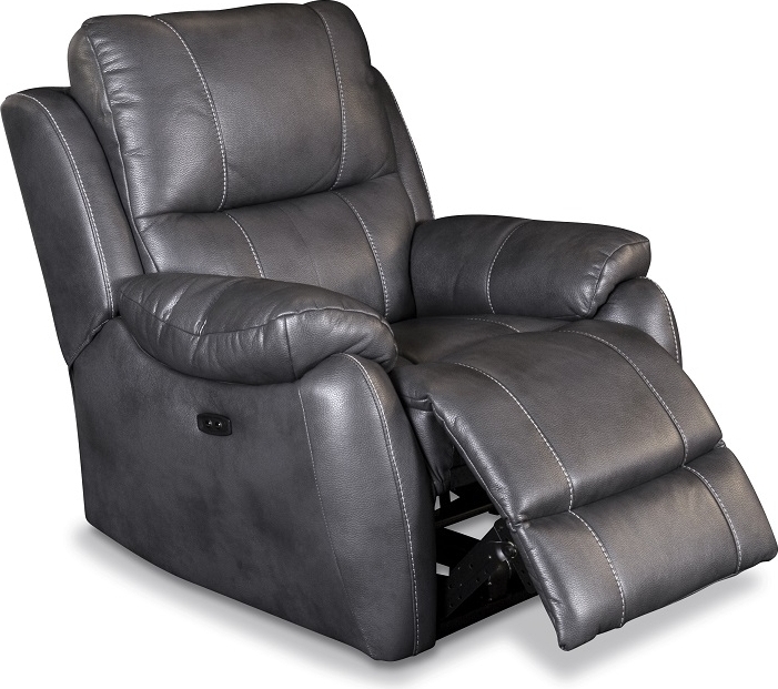 Enjoy Hollywood, s�hk�inen recliner-nojatuoli - Harmaa eco-nahka