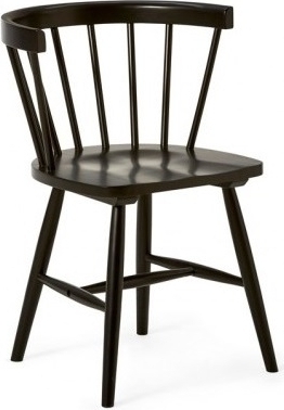 Pinnatuoli Sandhamn-nojatuoli - Musta