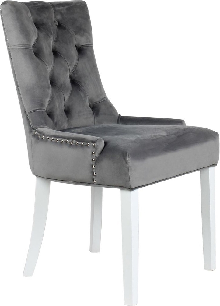 Tuva Decotique -tuoli (Selk�kahva) - Harmaa sametti