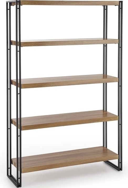 Dorine-kirjahylly - Tammi/musta