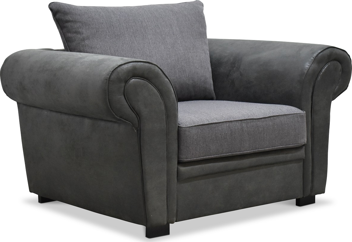 Deluxe-nojatuoli - harmaa/antrasiitti/vintage + Huonekalujen tekstiilien hoito